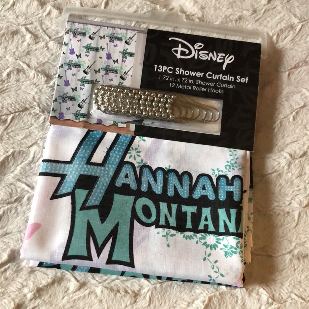 Disney Hannah Montana Shower Curtain Set
